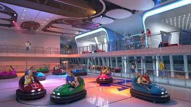 Royal Caribbean International Anthem of the Seas Interior SeaPlex Bumper Cars 2.jpg